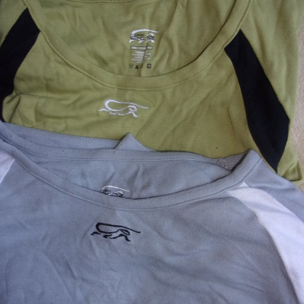 Set of 2 Bamboo IguanaMed Skinz 2XL Long Sleeve Shirts